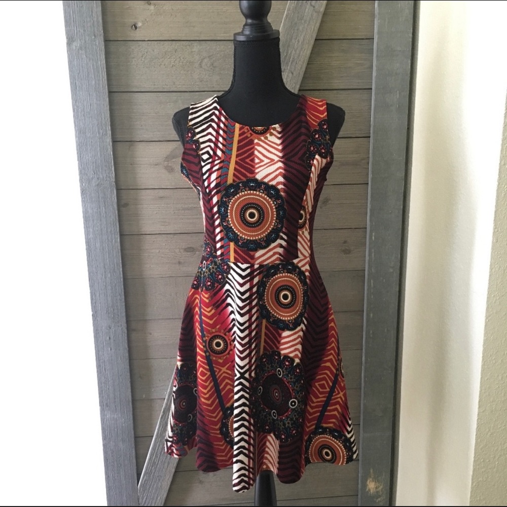 Stunning Rich Sleeveless Summer Dress, by ZOUK, size M